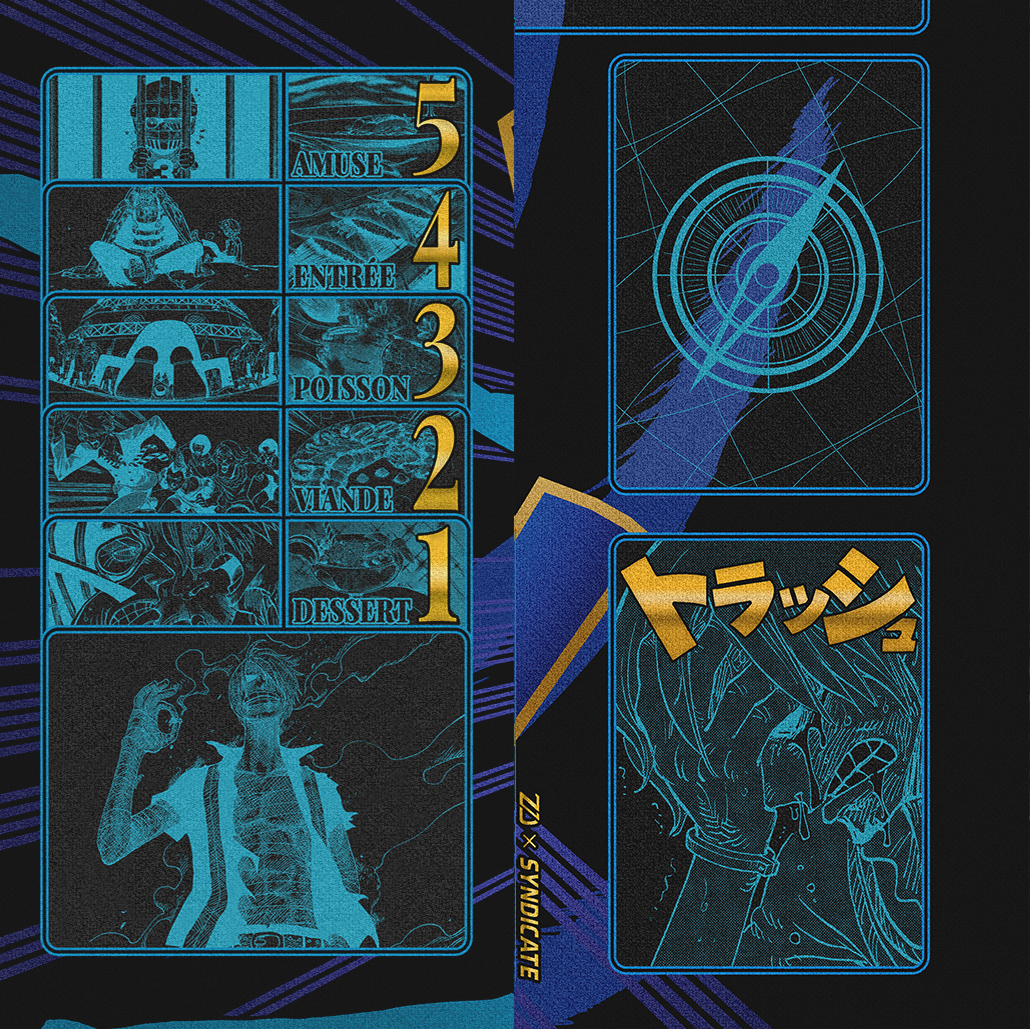 SANJI “Boeuf Burst ” ONE PIECE PLAYMAT by ZDESIGN