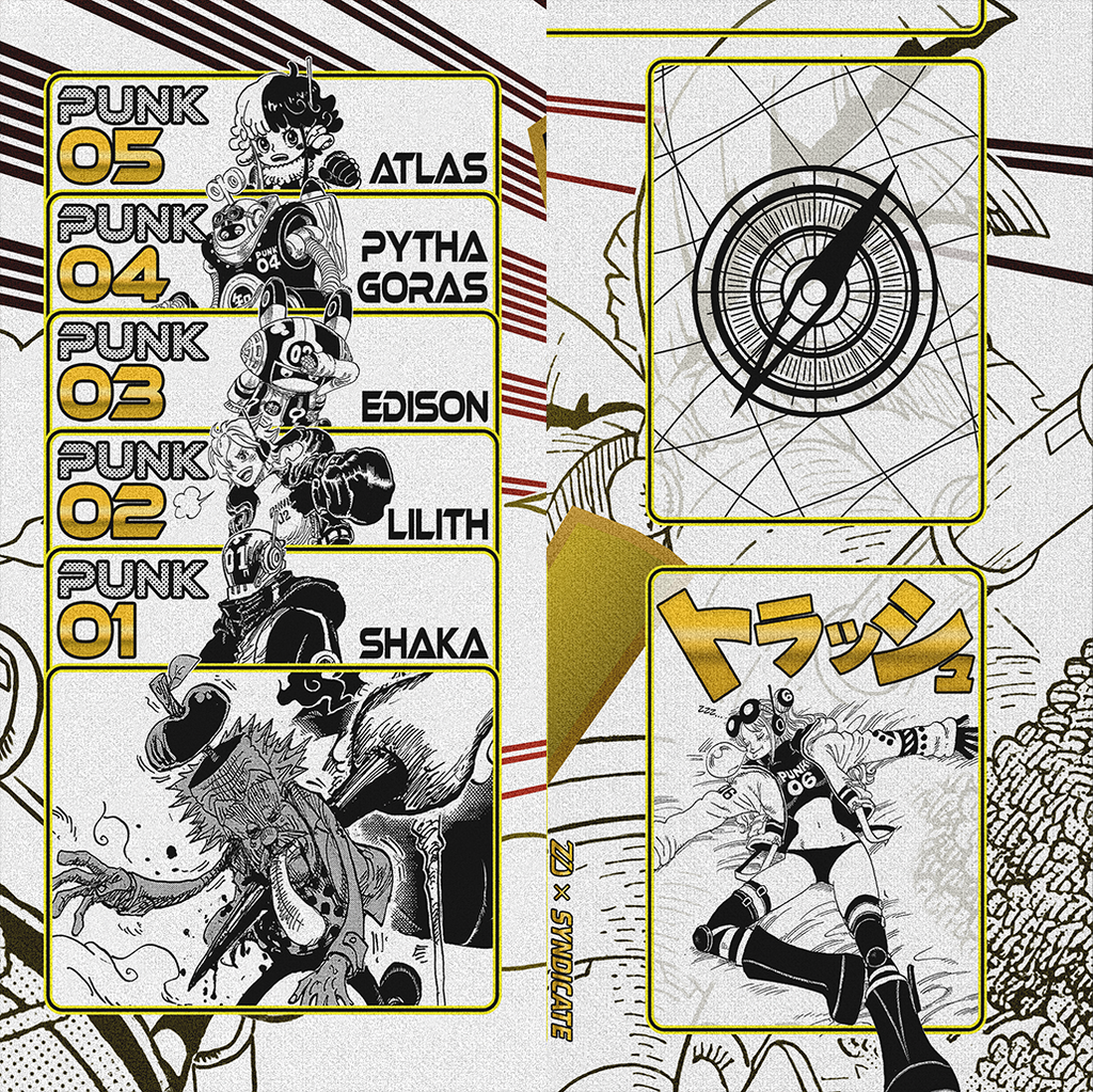 Vegapunk Manga – I Requasar Helllp, One piece TCG Playmat