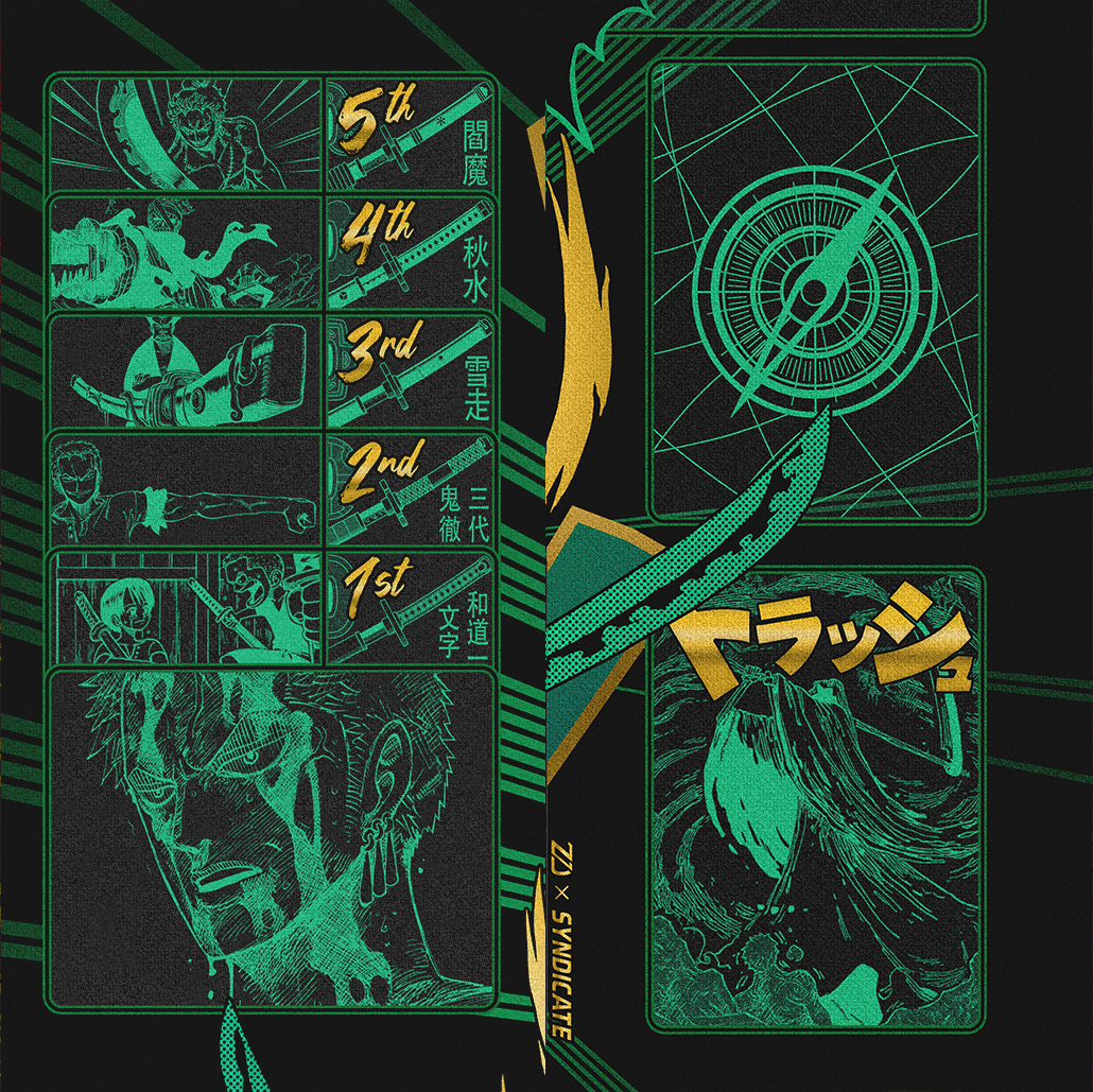 ZORO “Dead Man’s Game” ONE PIECE PLAYMAT by ZDESIGN