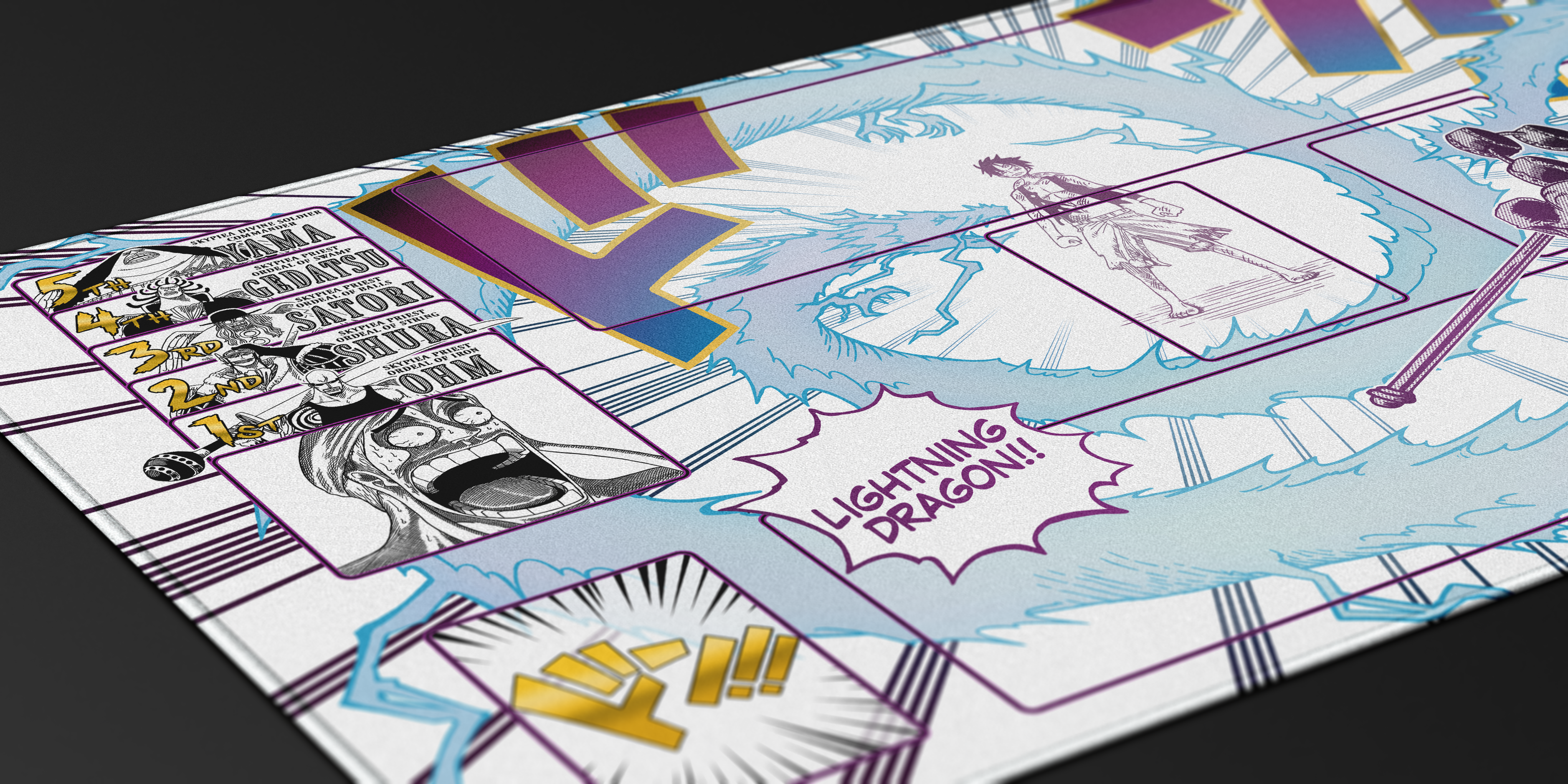 Enel Manga – Lighting Dragon, One piece TCG Playmat