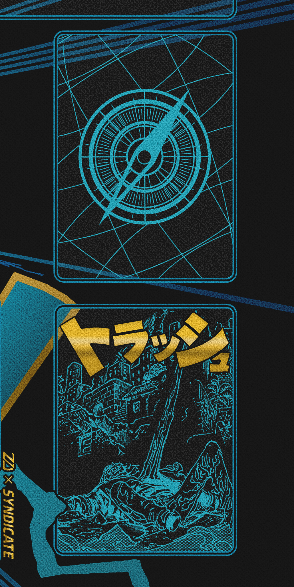 Garp Manga – Blue Hole, One piece TCG Playmat