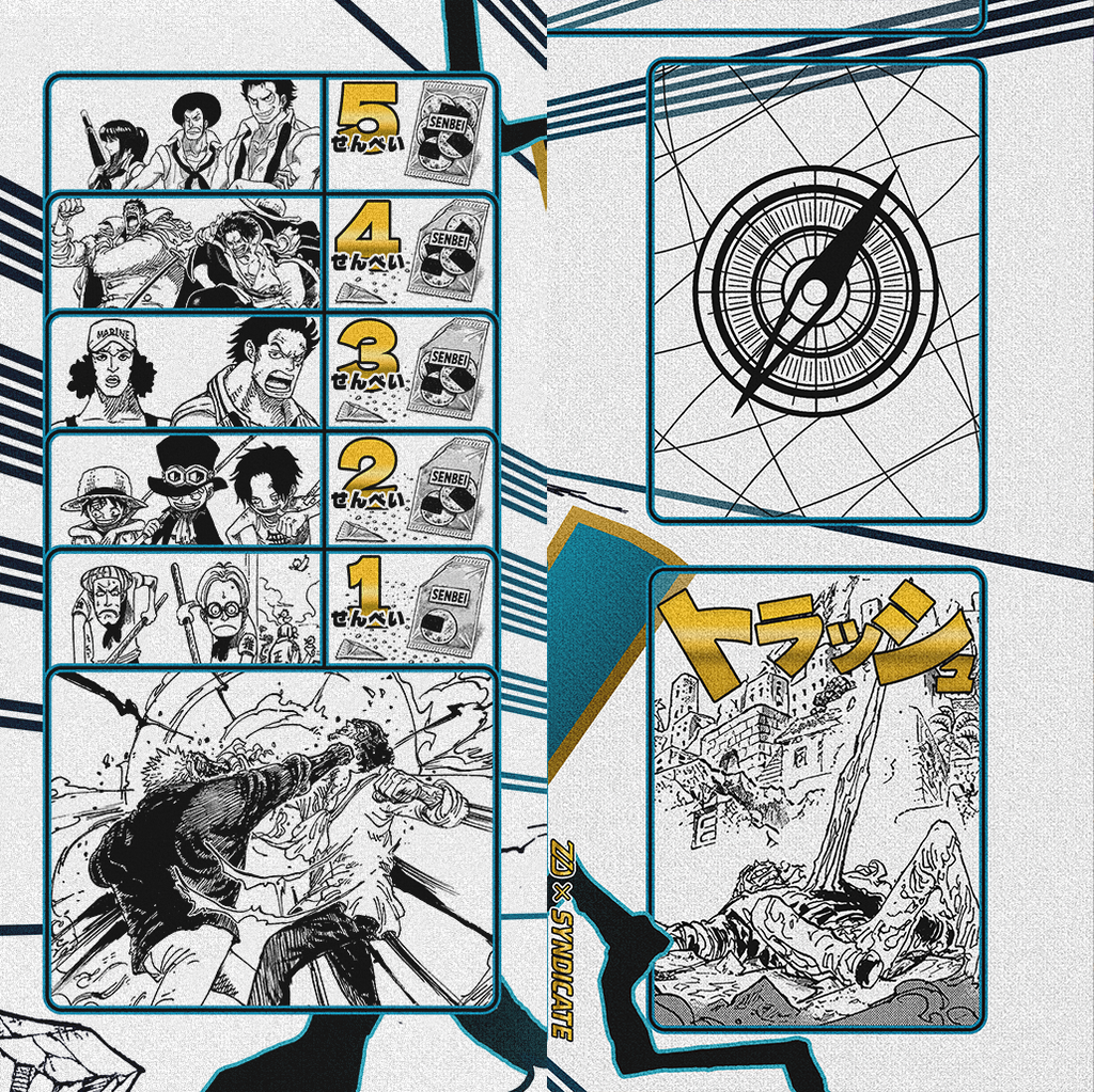 Garp Manga – Blue Hole, One piece TCG Playmat