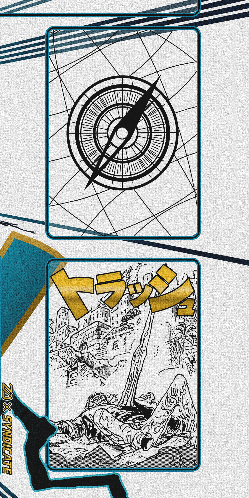 Garp Manga – Blue Hole, One piece TCG Playmat