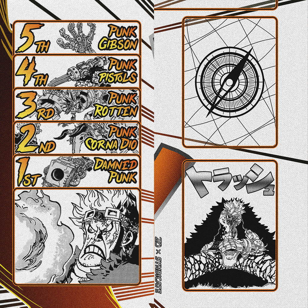 Kid Manga – Damned Punk, One piece TCG Playmat