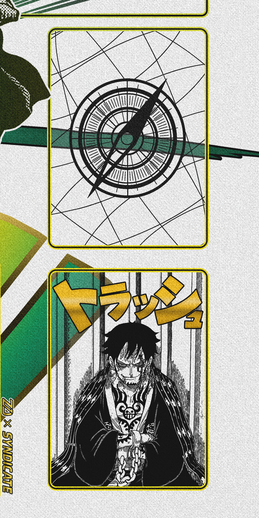 Law Manga – Shock Will, One piece TCG Playmat