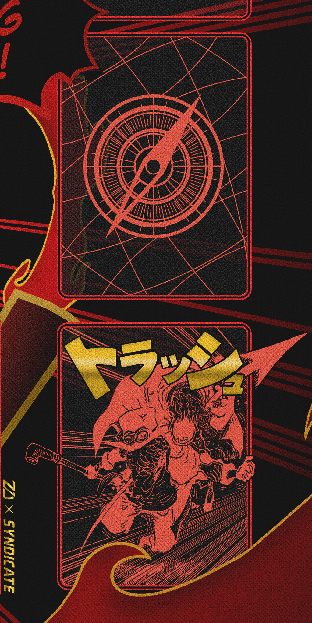 SABO “Flame Dragon King ” ONE PIECE PLAYMAT by ZDESIGN