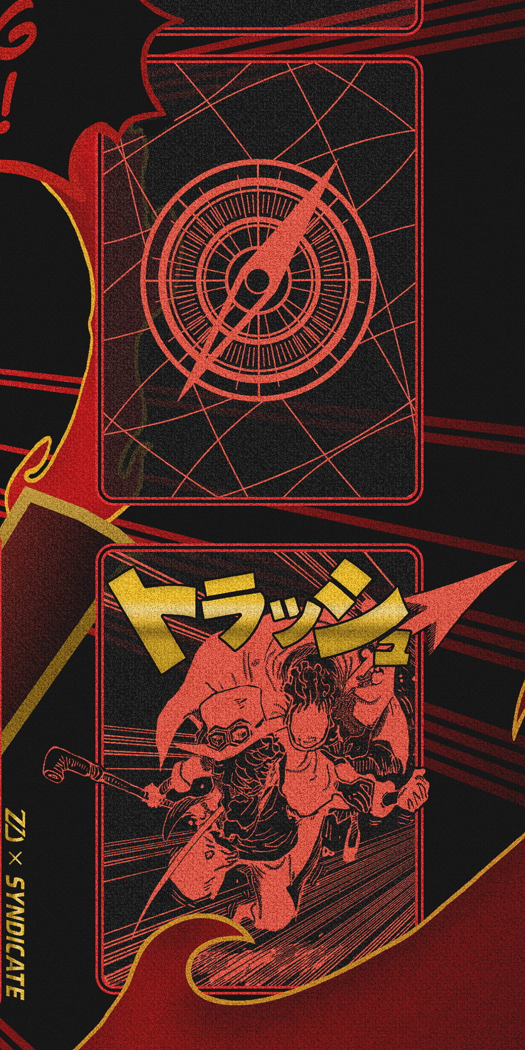 SABO “Flame Dragon King ” ONE PIECE PLAYMAT by ZDESIGN