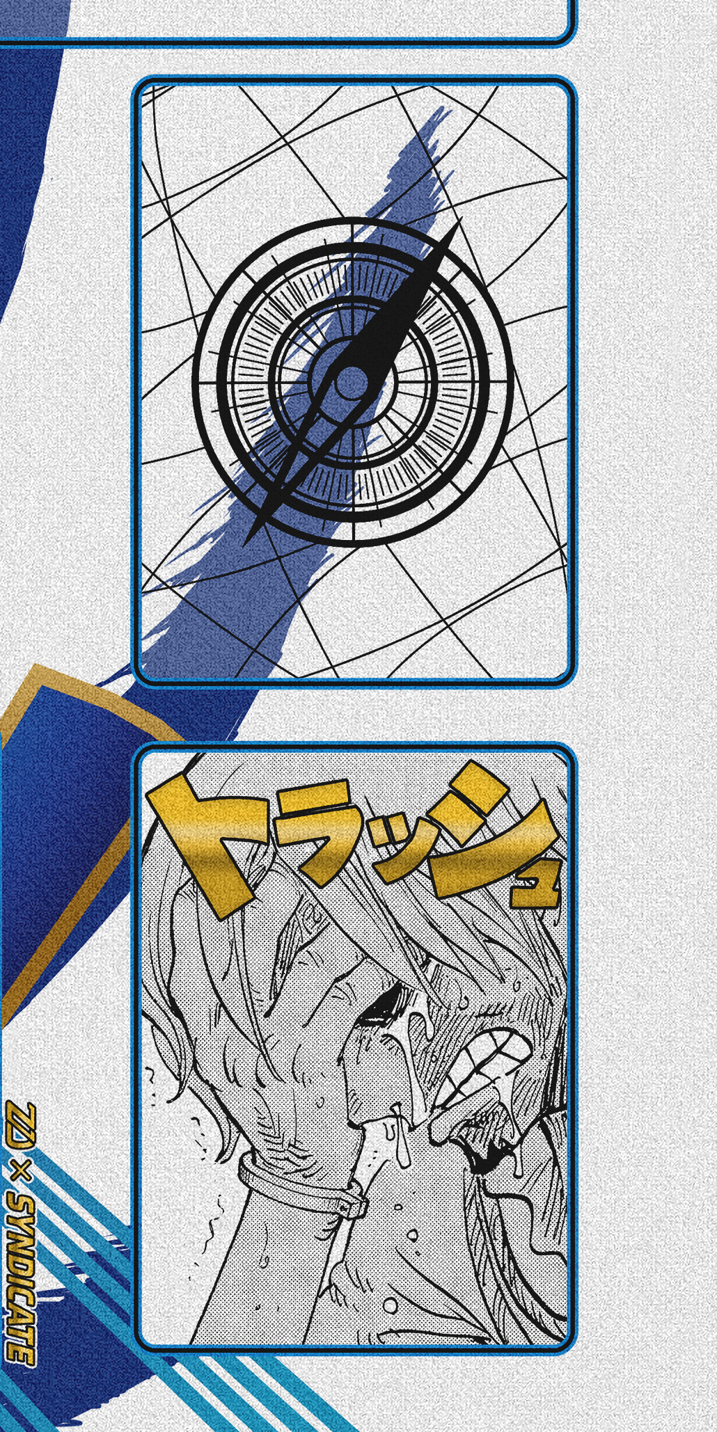 SANJI “Boeuf Burst ” ONE PIECE PLAYMAT by ZDESIGN
