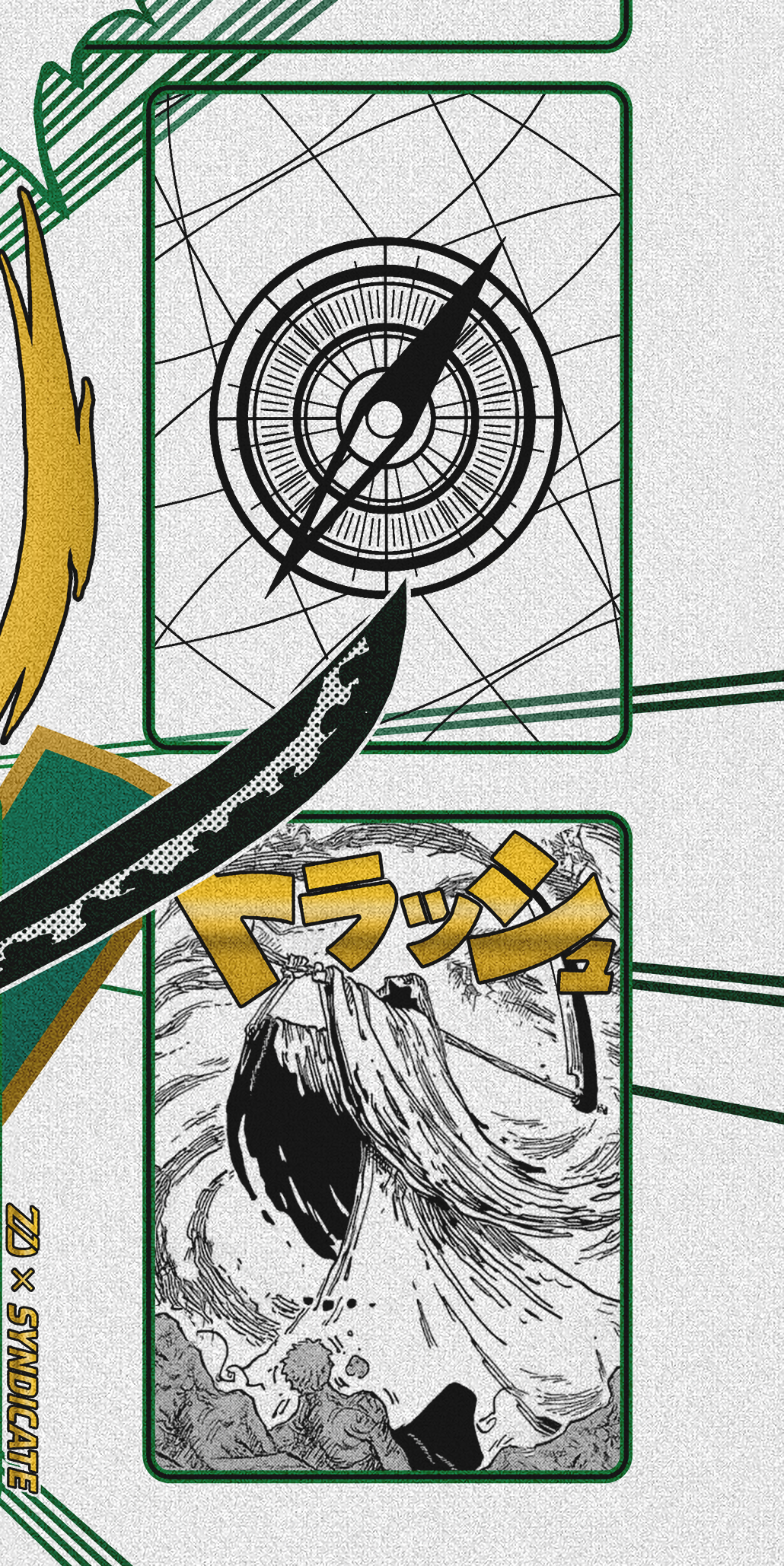 ZORO “Dead Man’s Game” ONE PIECE PLAYMAT by ZDESIGN