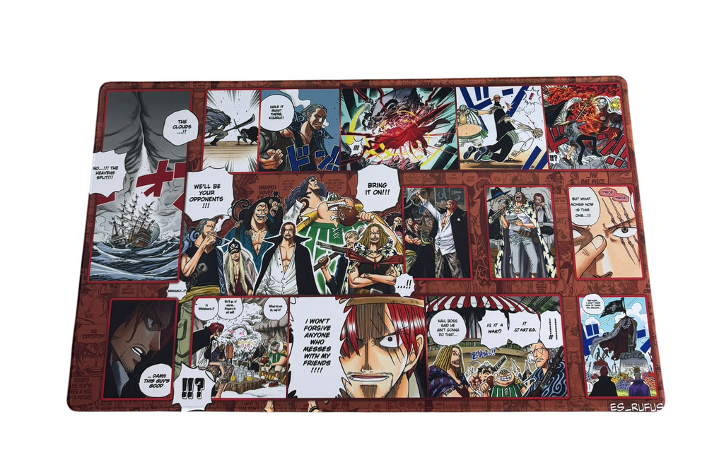 SHANKS ONE PIECE PLAYMAT SYNDICATE X RUFUS