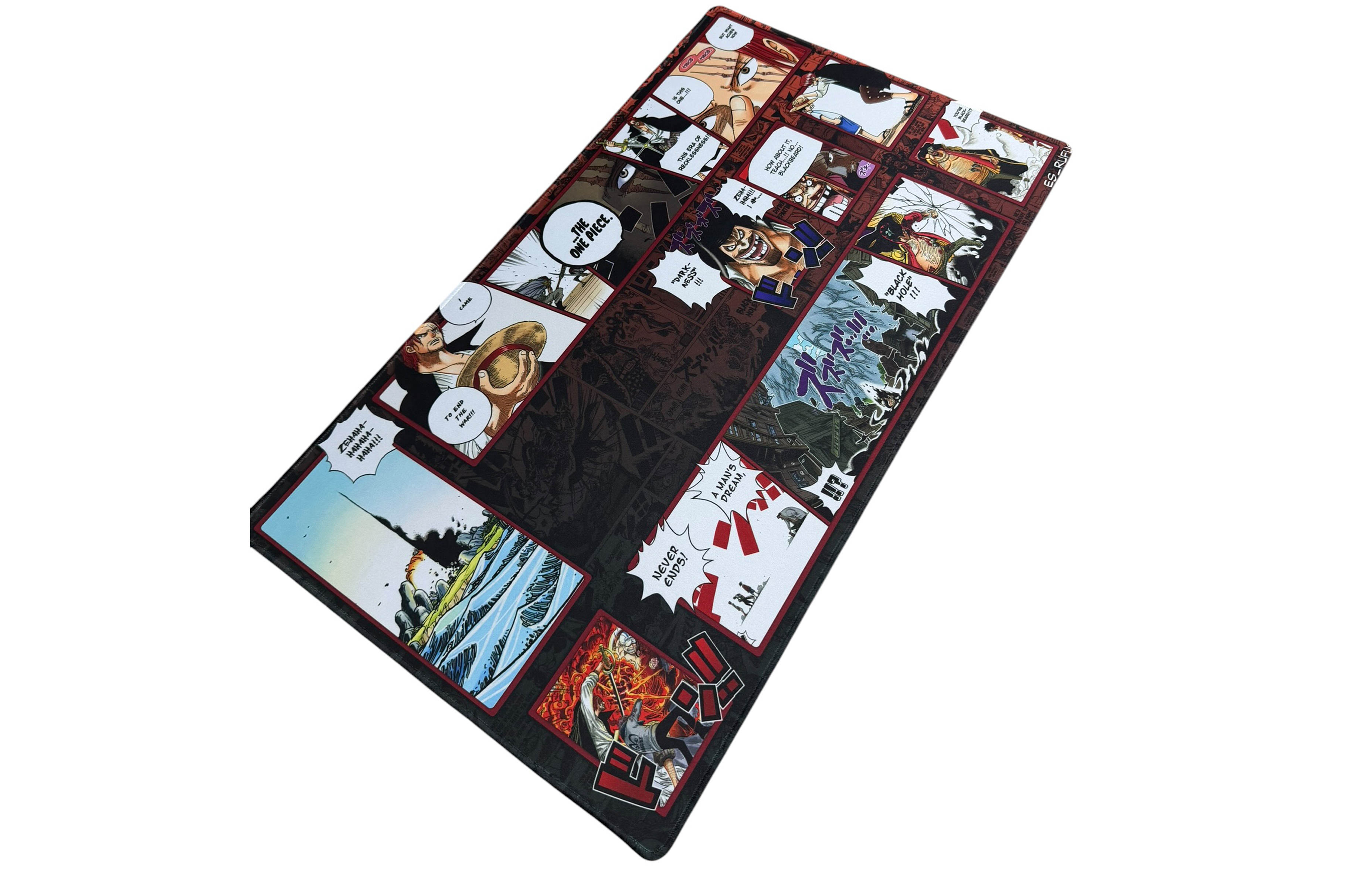 SHANKS VS BLACK BEARD ONE PIECE PLAYMAT SYNDICATE X RUFUS