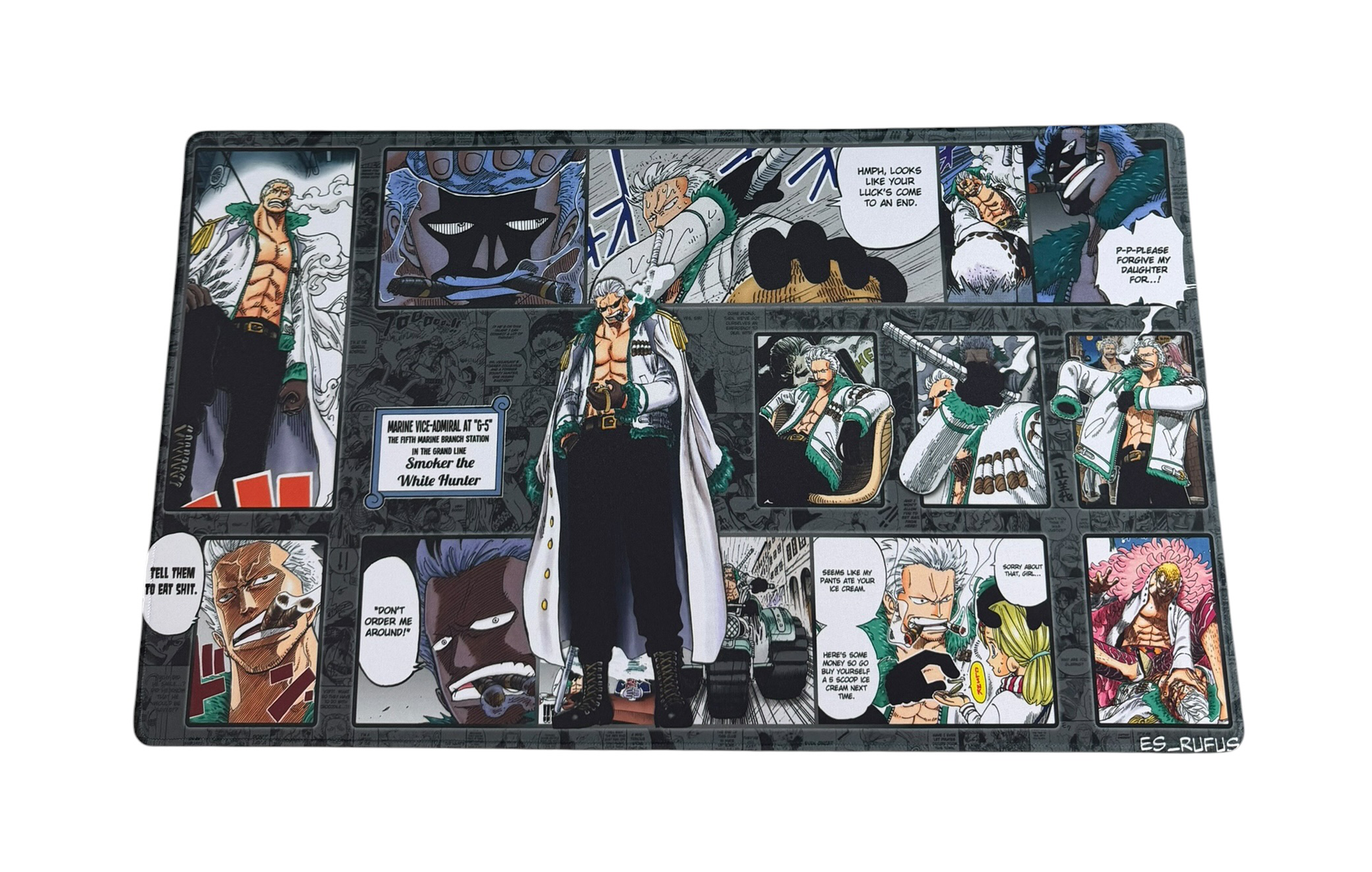 SMOKER ONE PIECE PLAYMAT SYNDICATE X RUFUS