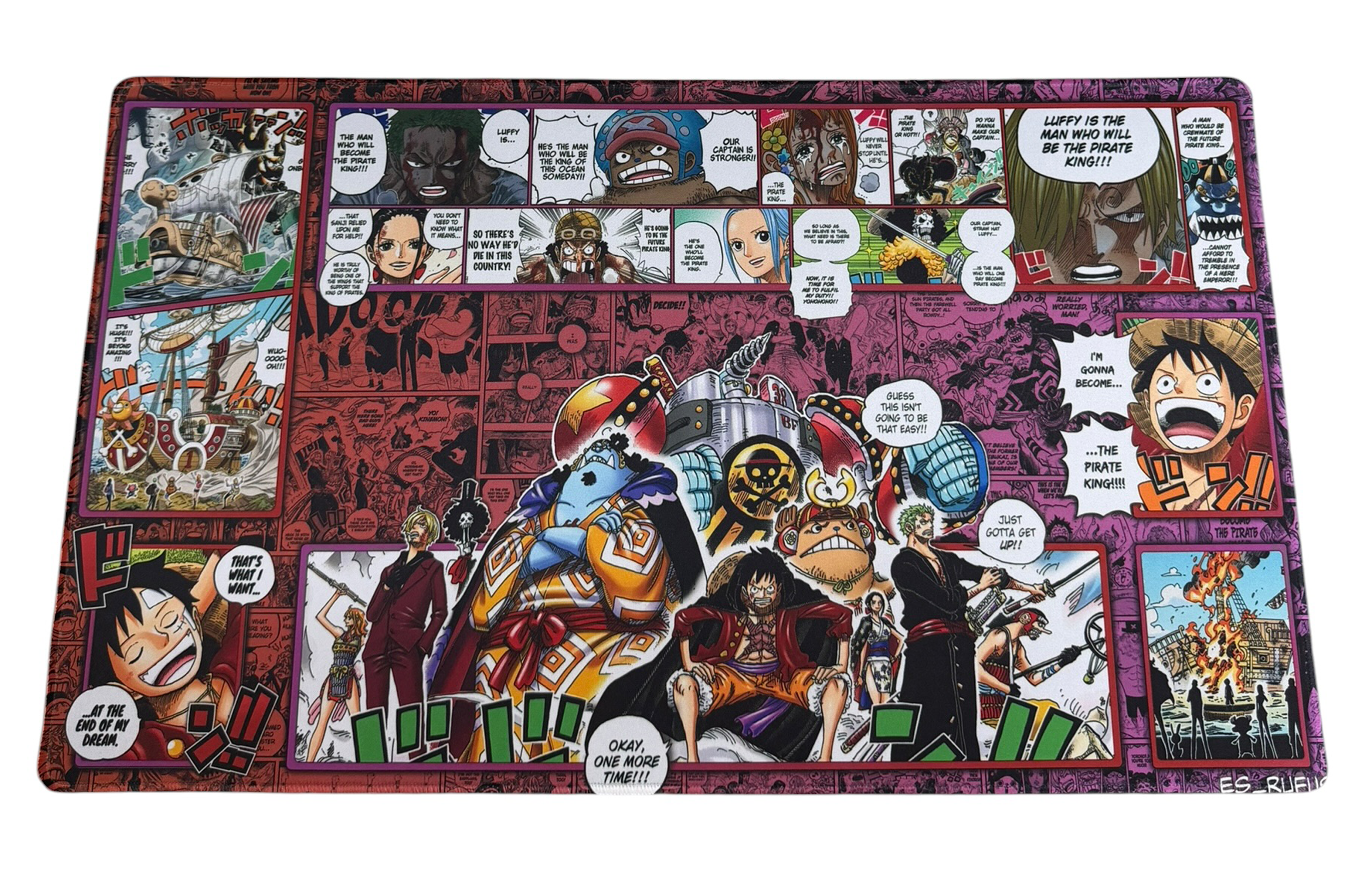 STRAWHATS ONE PIECE PLAYMAT SYNDICATE X RUFUS