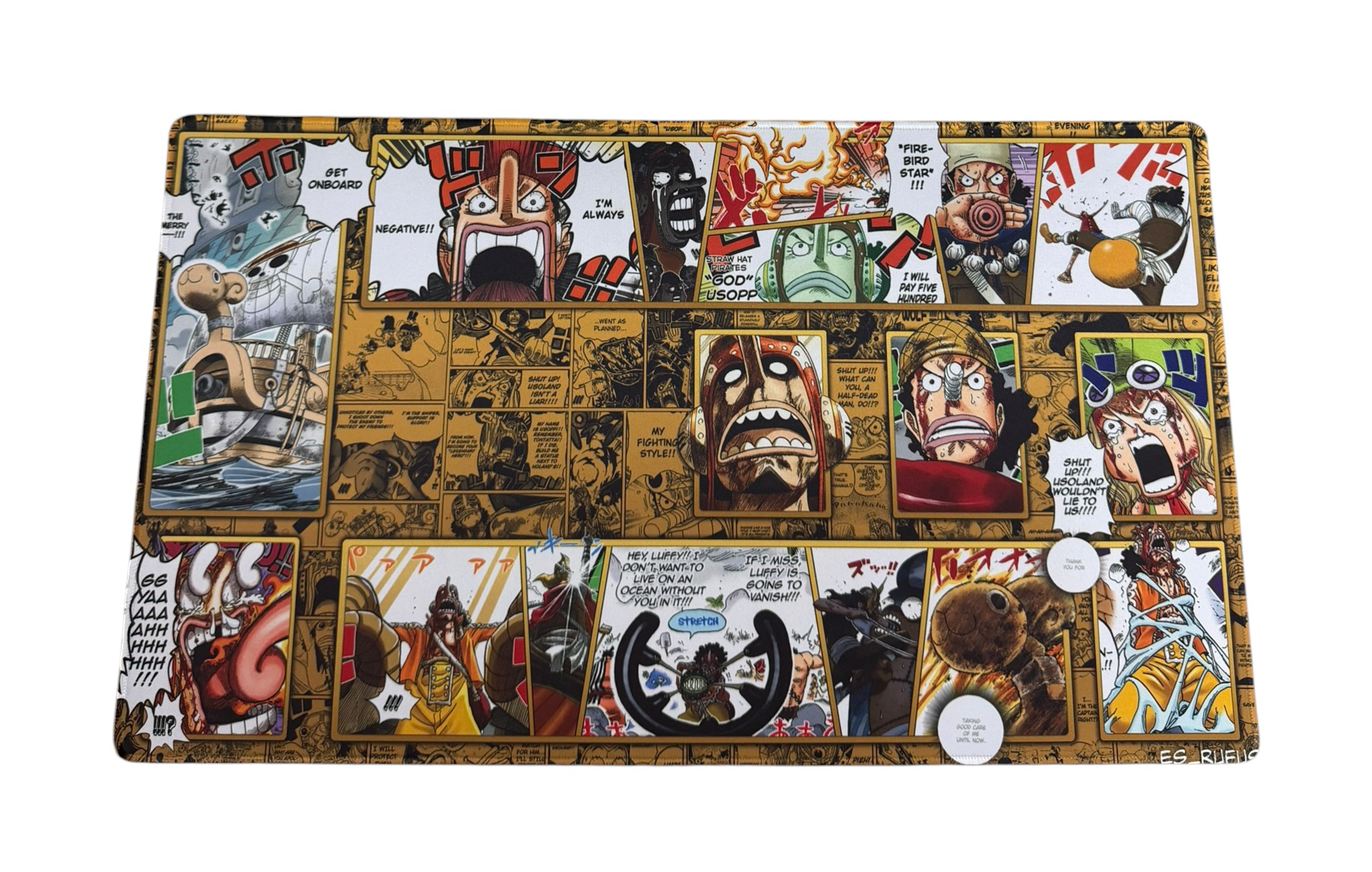 USOP YELLOW ONE PIECE PLAYMAT SYNDICATE X RUFUS