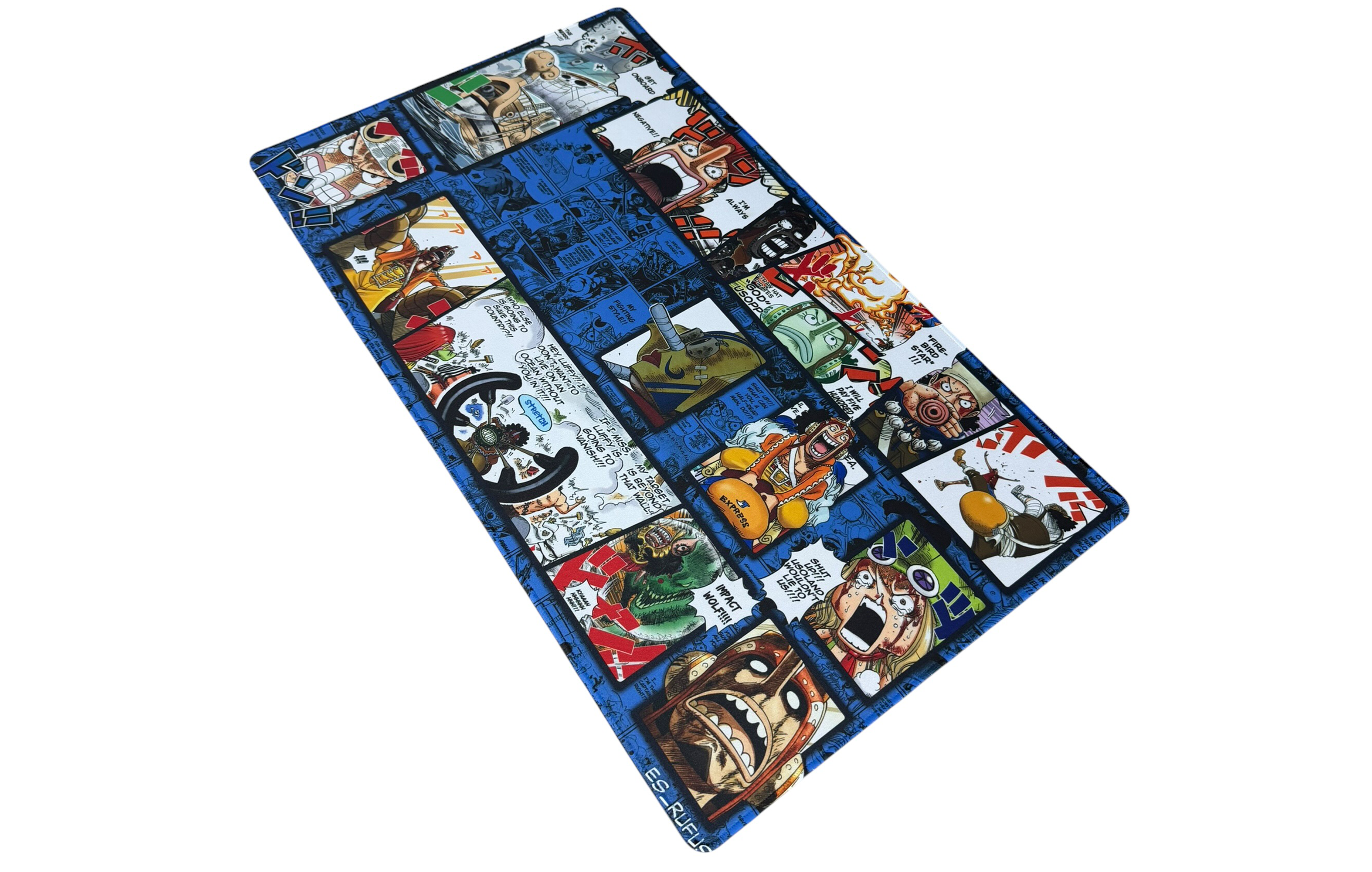 USOP BLUE ONE PIECE PLAYMAT SYNDICATE X RUFUS