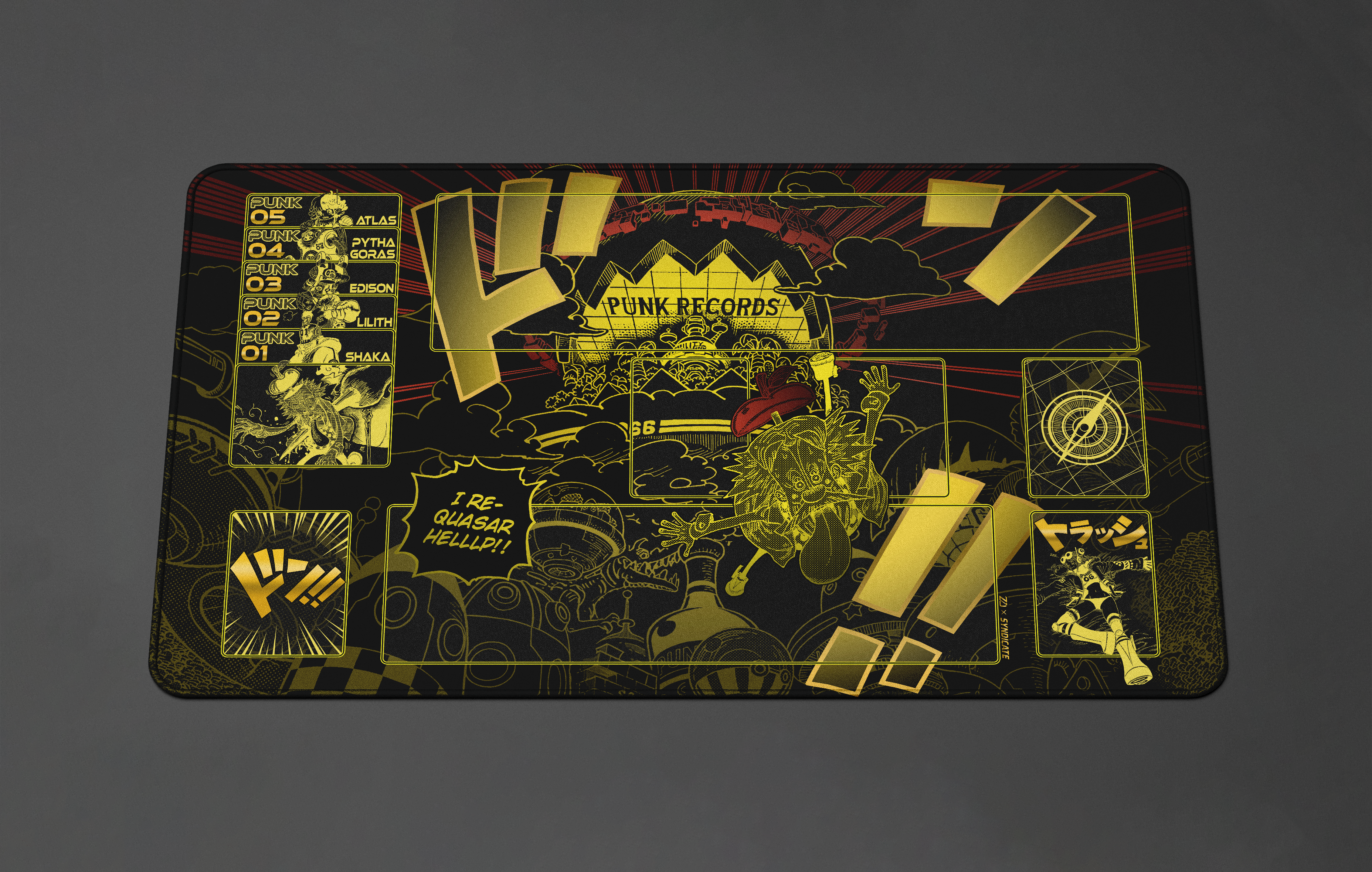 Vegapunk Manga – I Requasar Helllp, One piece TCG Playmat