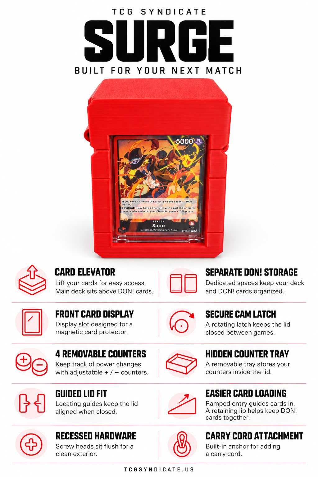 SURGE DECKBOX! OPTCG DECKBOX