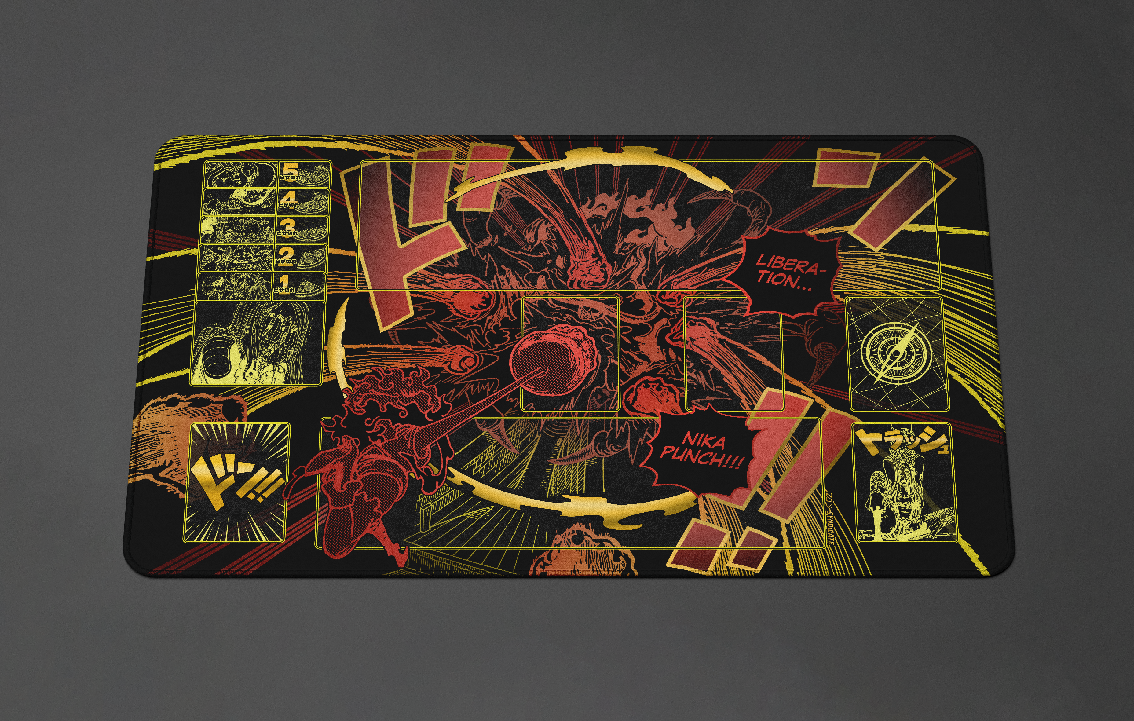 Bonney Manga – Liberation Nika Punch, One piece TCG Playmat