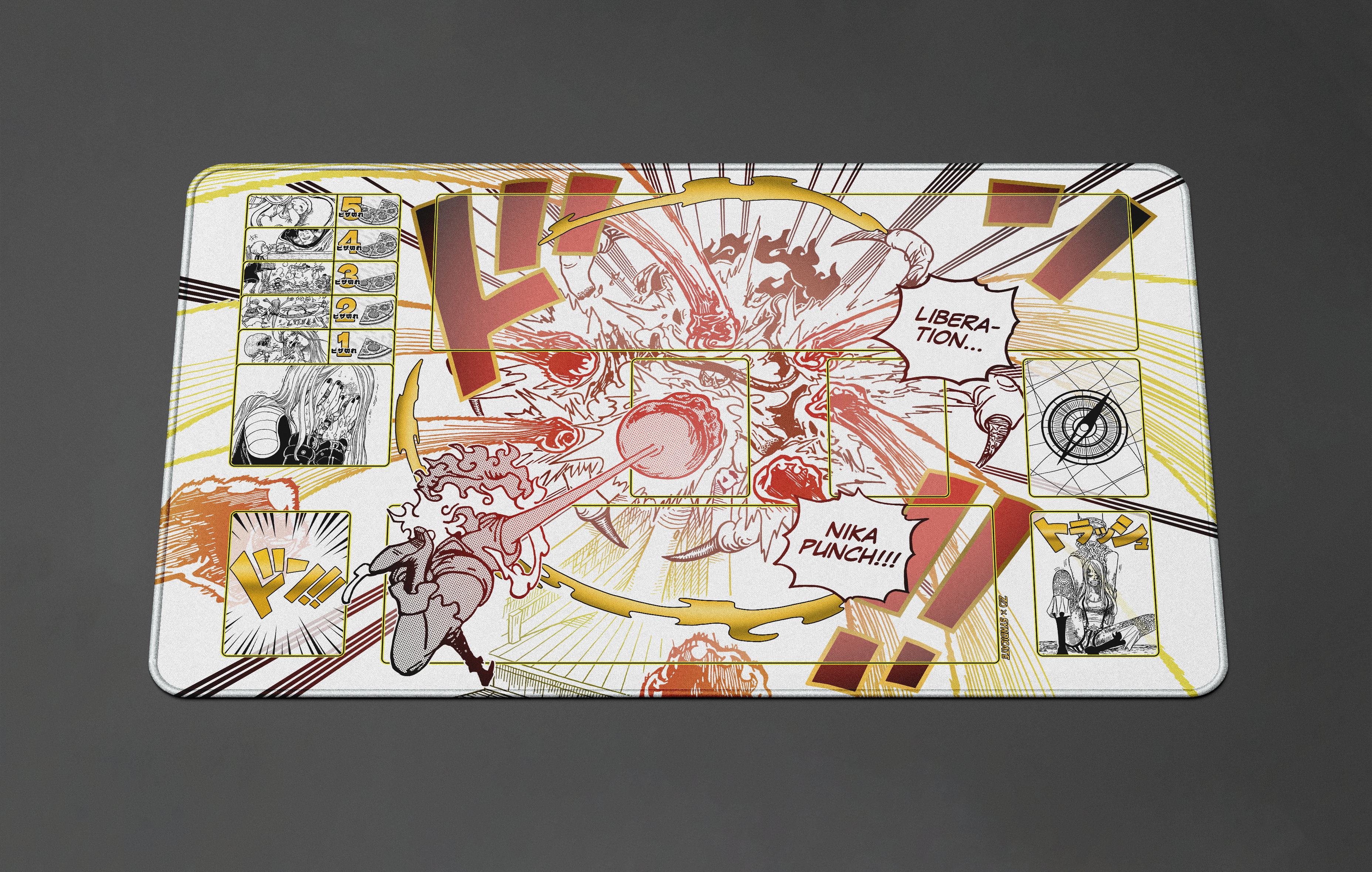 Bonney Manga – Liberation Nika Punch, One piece TCG Playmat