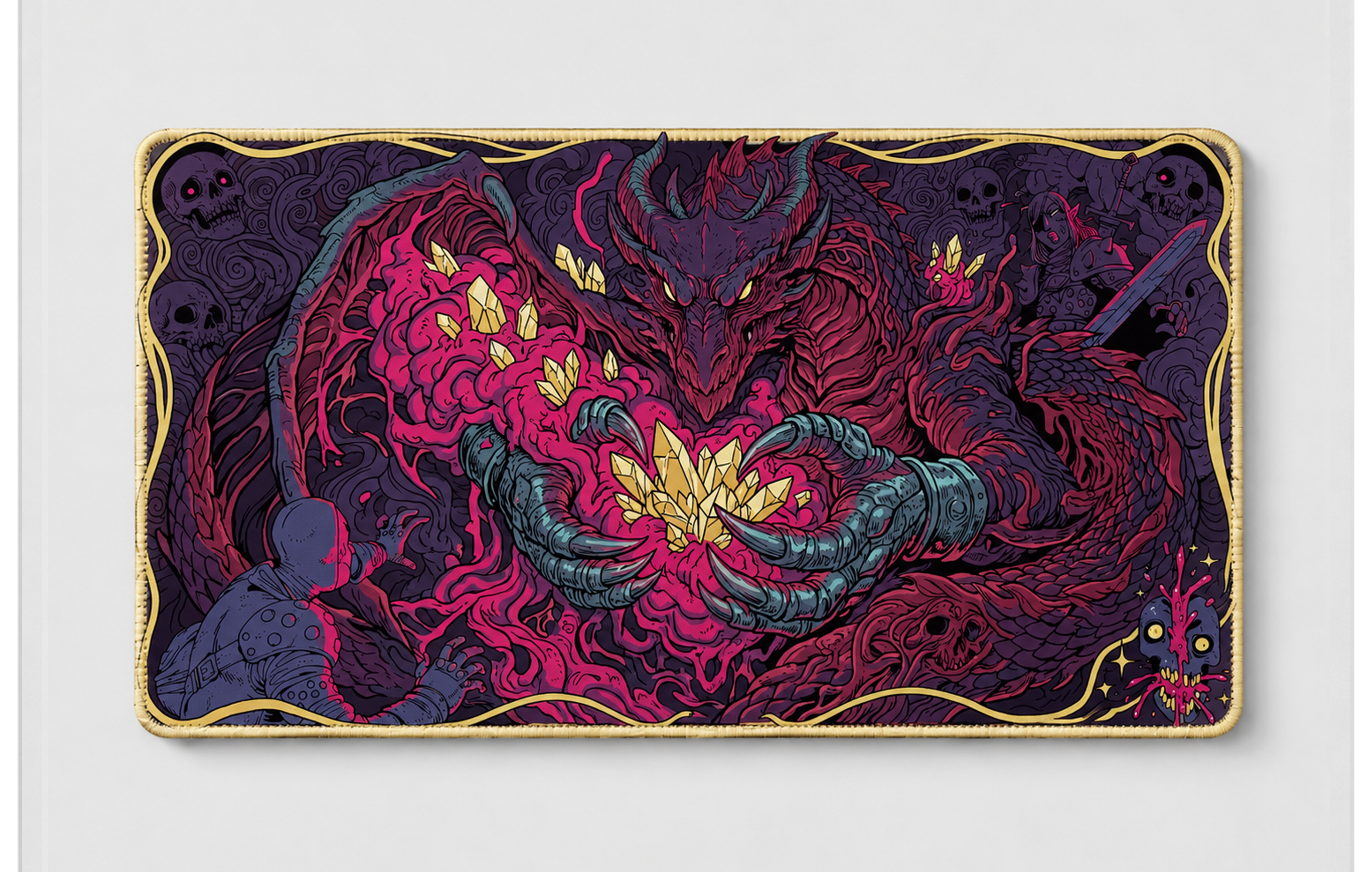 CRYSTAL DRAGON ! Gaming MAT/ PLAYMAT