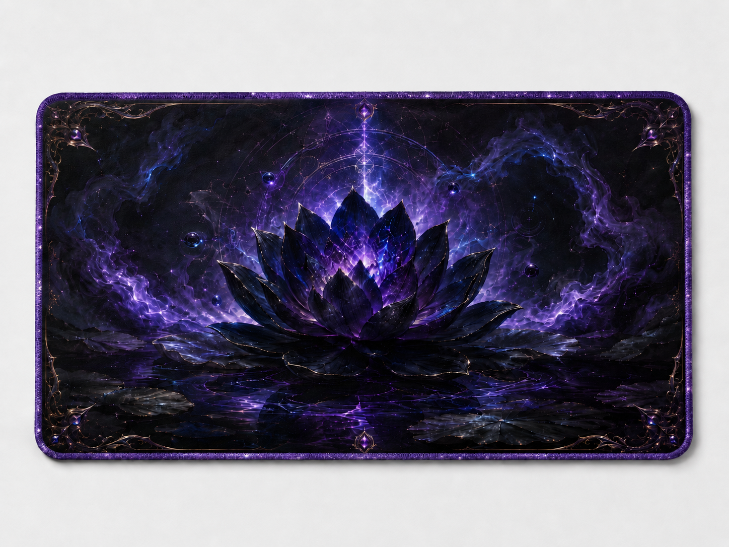 BLACK LOTUS FLOWER  Gaming MAT/ PLAYMAT
