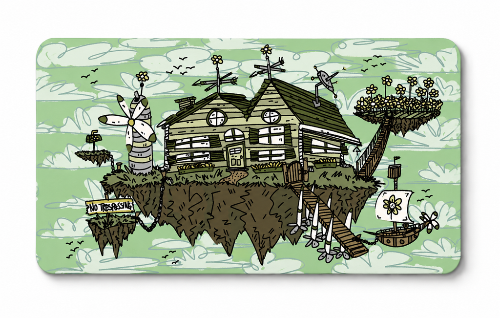 Floating Flower House Playmat