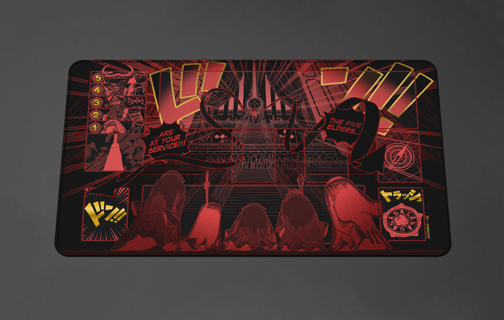 IMU “FIVE ELDERS” ONE PIECE PLAYMAT by ZDESIGN