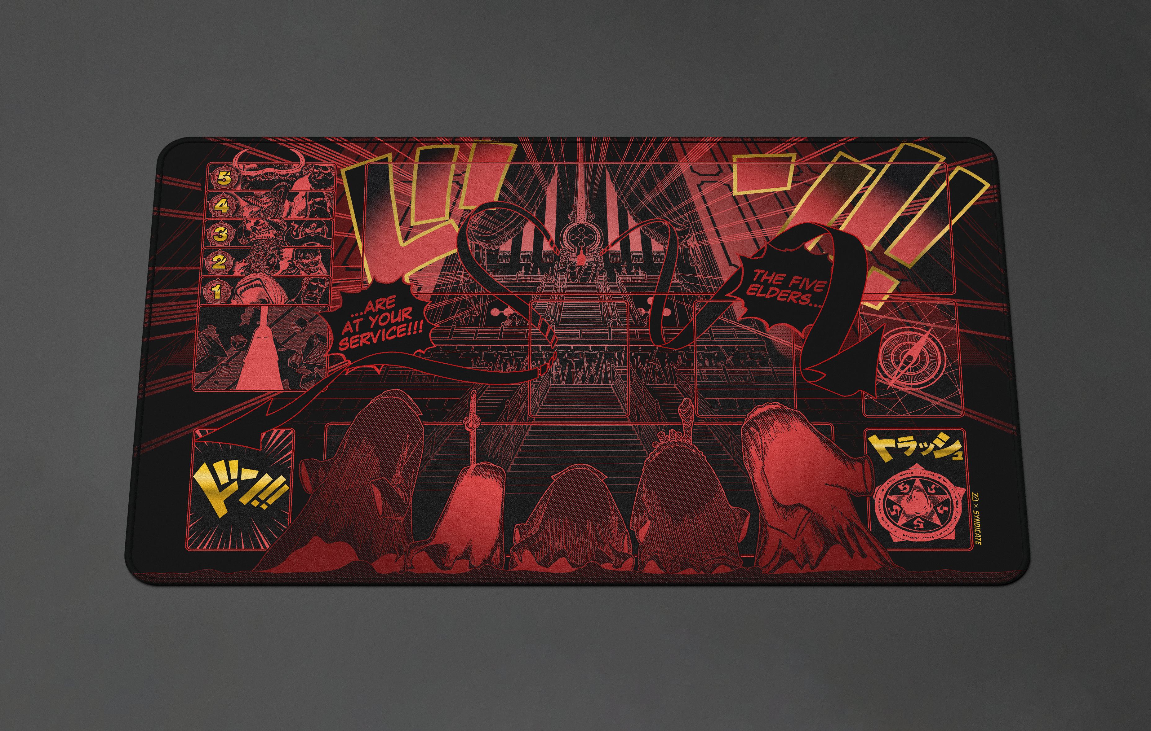 IMU “FIVE ELDERS” ONE PIECE PLAYMAT by ZDESIGN