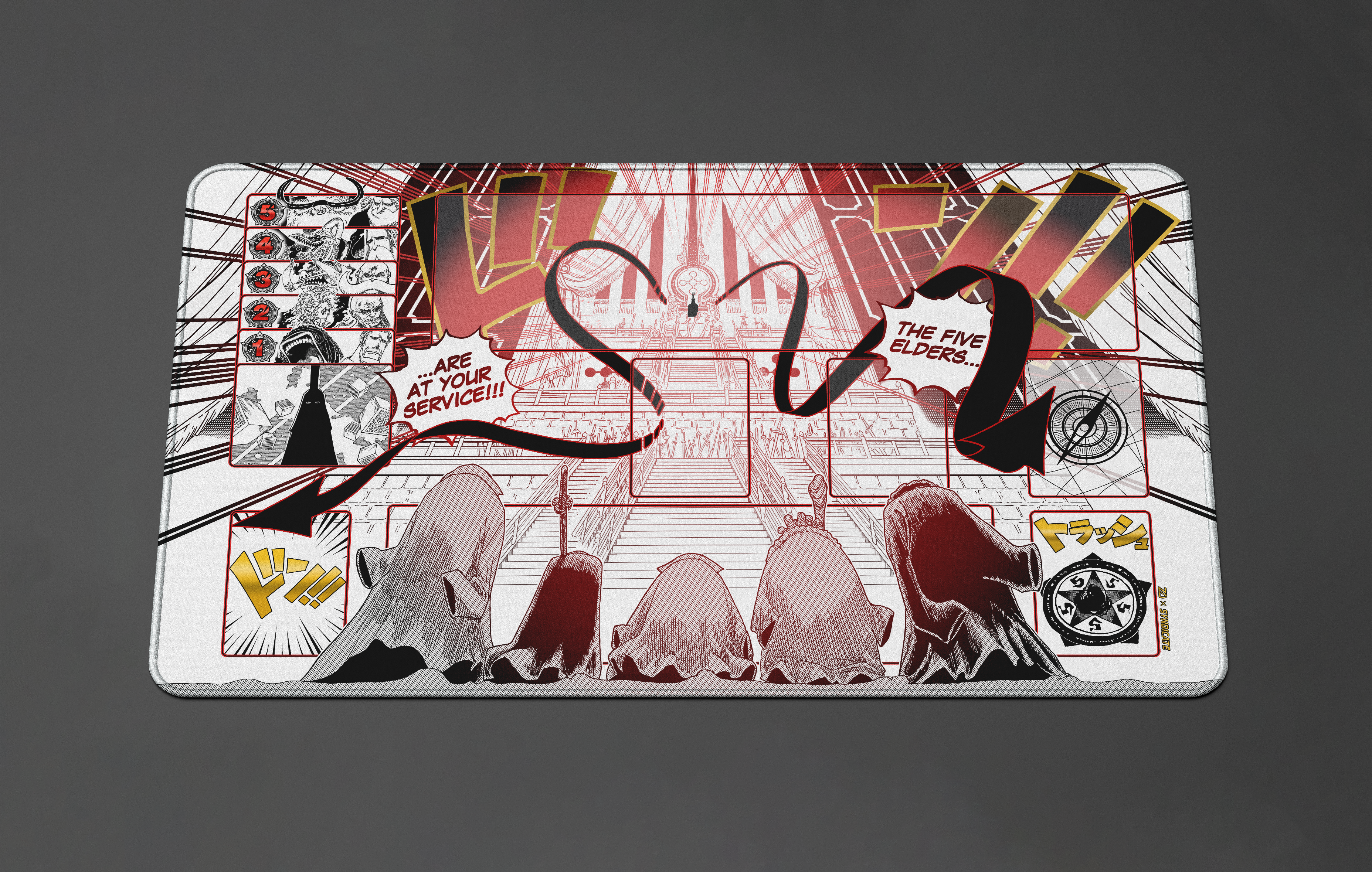IMU “FIVE ELDERS” ONE PIECE PLAYMAT by ZDESIGN