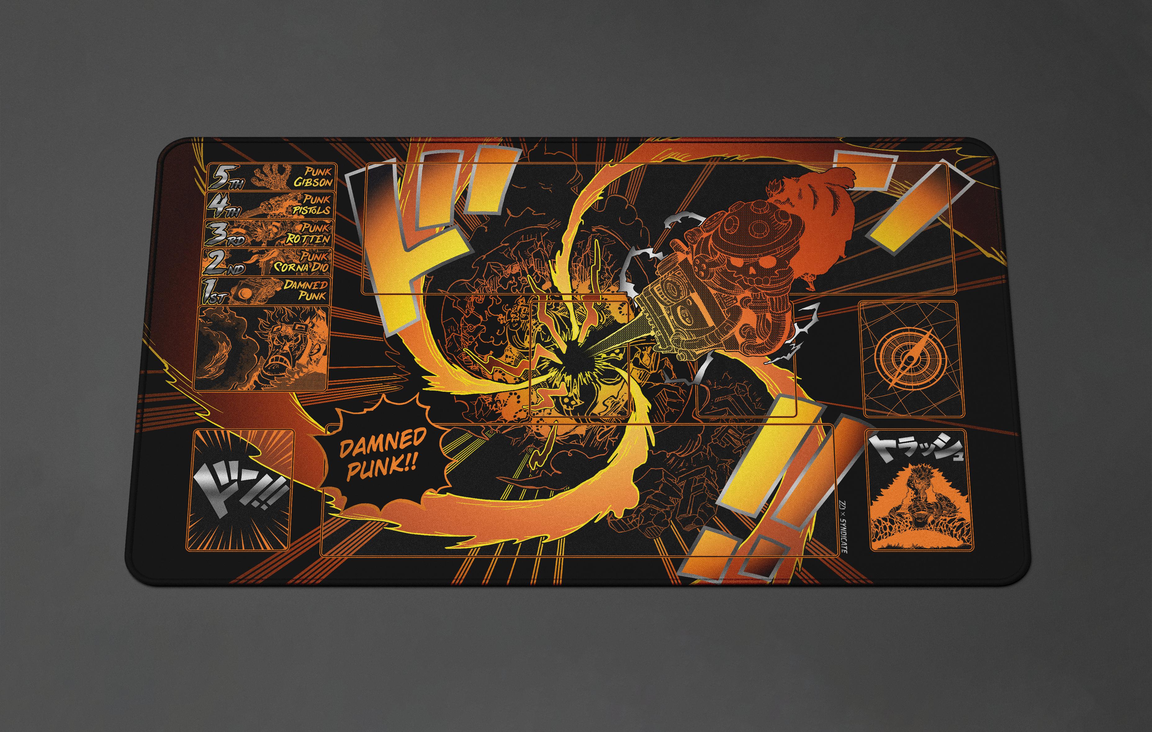 Kid Manga – Damned Punk, One piece TCG Playmat