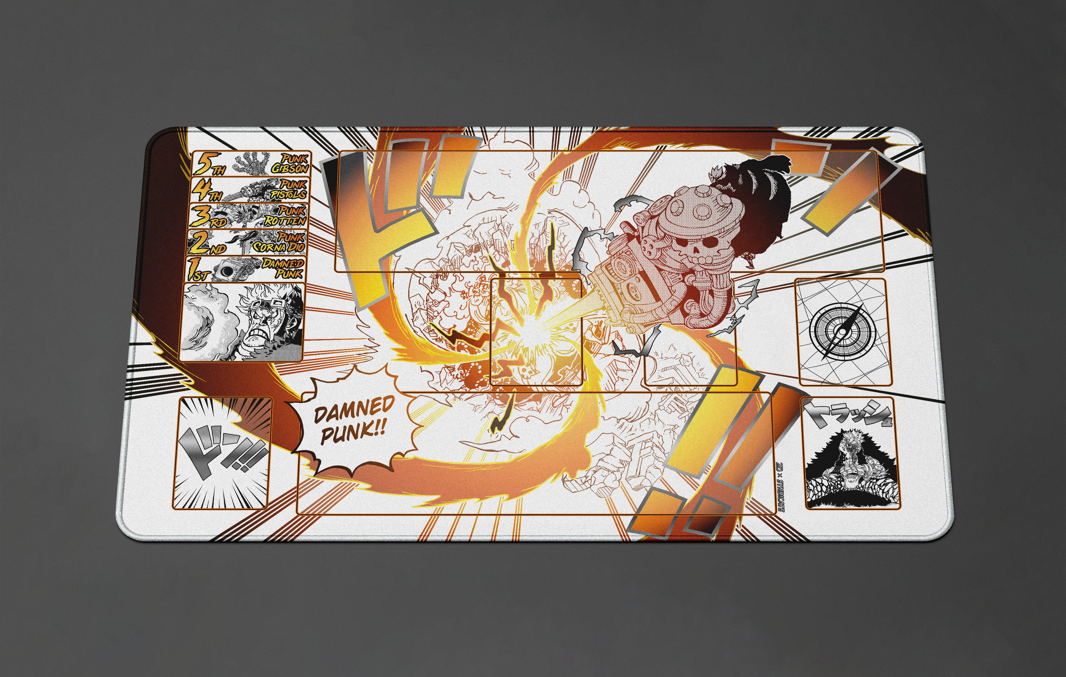 Kid Manga – Damned Punk, One piece TCG Playmat