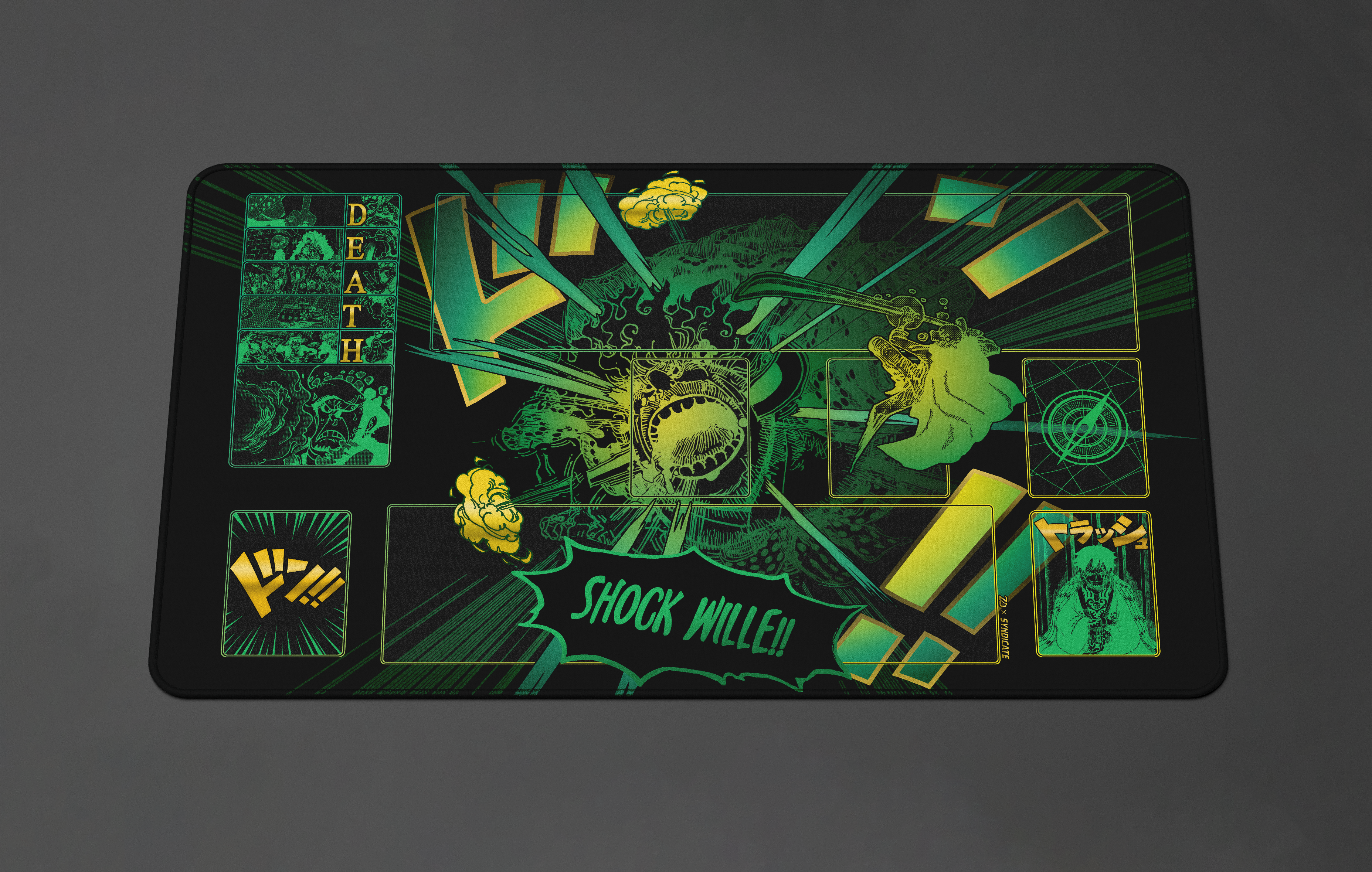 Law Manga – Shock Will, One piece TCG Playmat