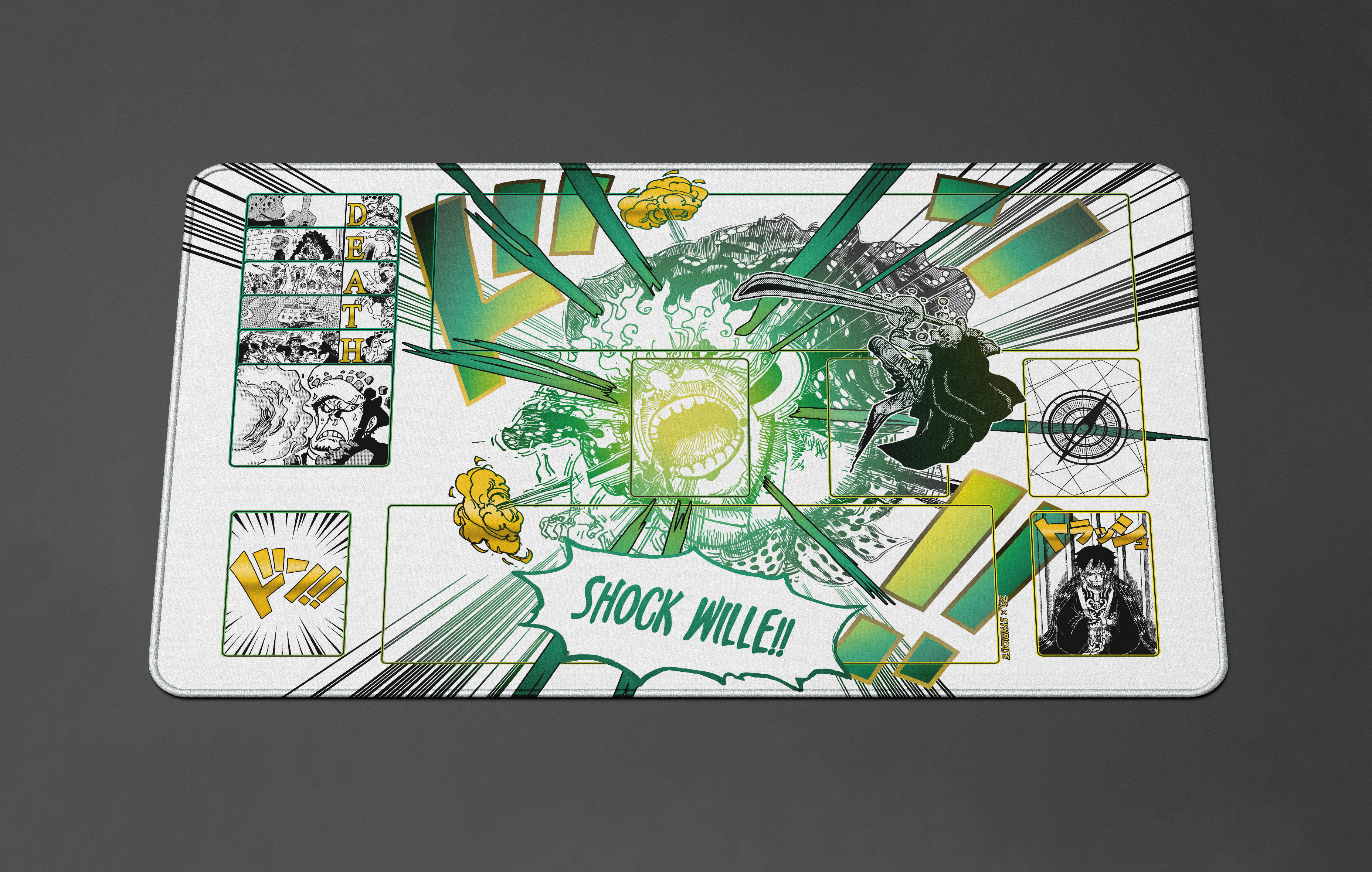 Law Manga – Shock Will, One piece TCG Playmat