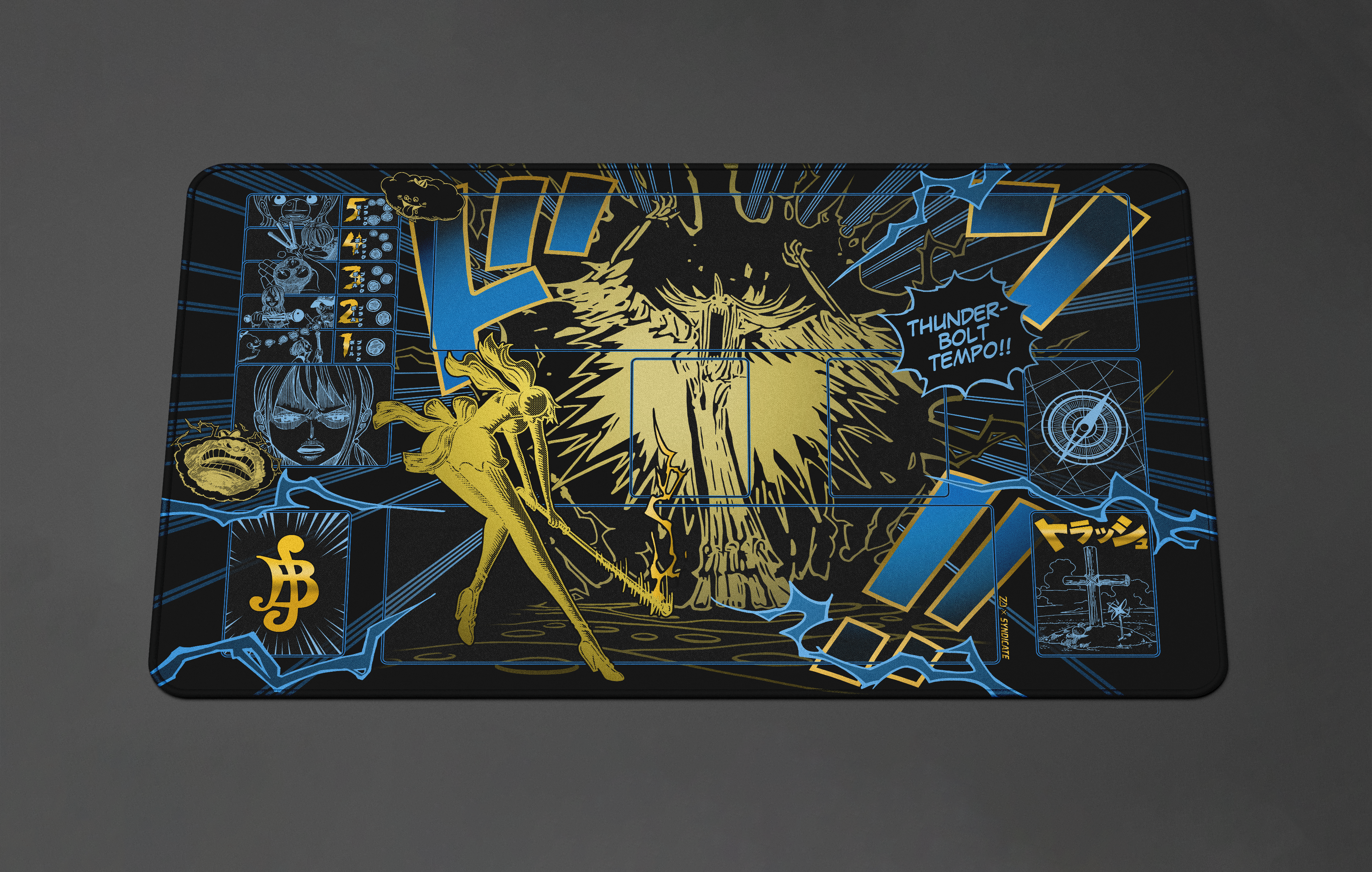 Nami Manga – Thunderbolt Tempo, One piece TCG Playmat
