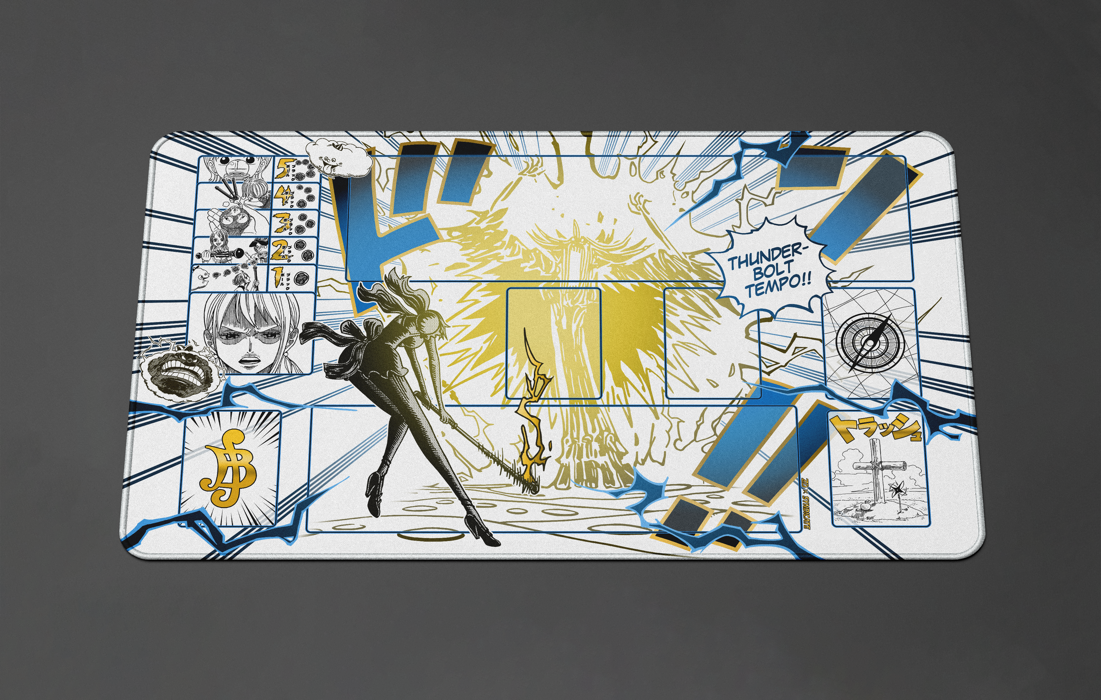 Nami Manga – Thunderbolt Tempo, One piece TCG Playmat