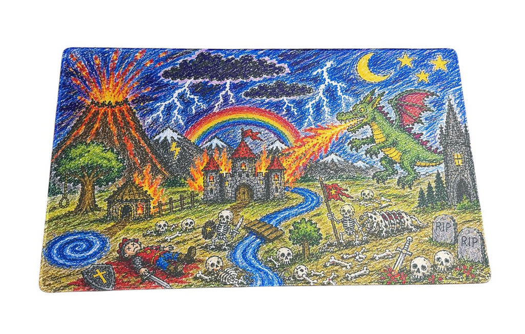 NOT SO LIL BRO DRAWING! - MTG PLAYMAT