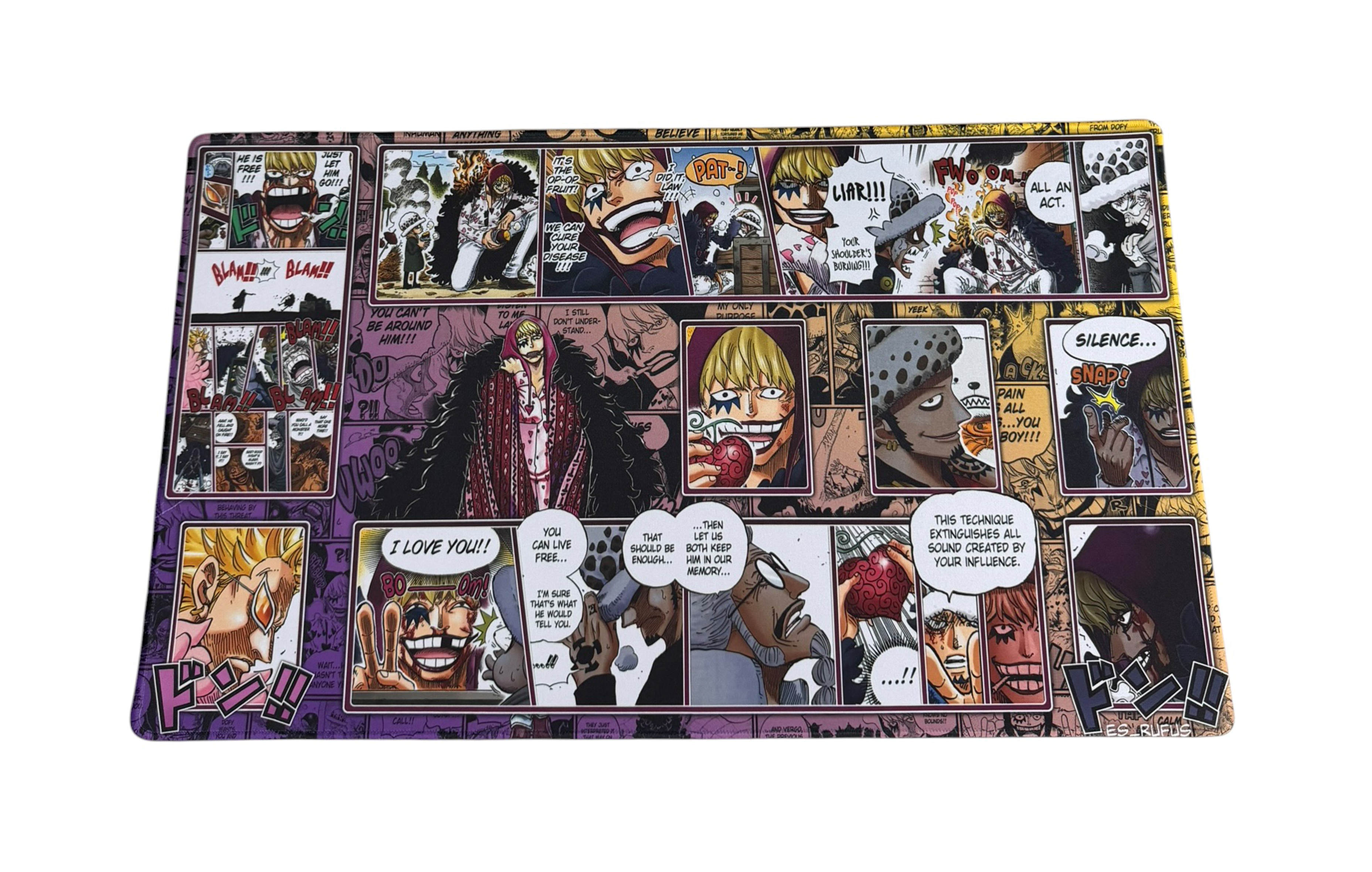 ROSINANTE ONE PIECE PLAYMAT SYNDICATE X RUFUS