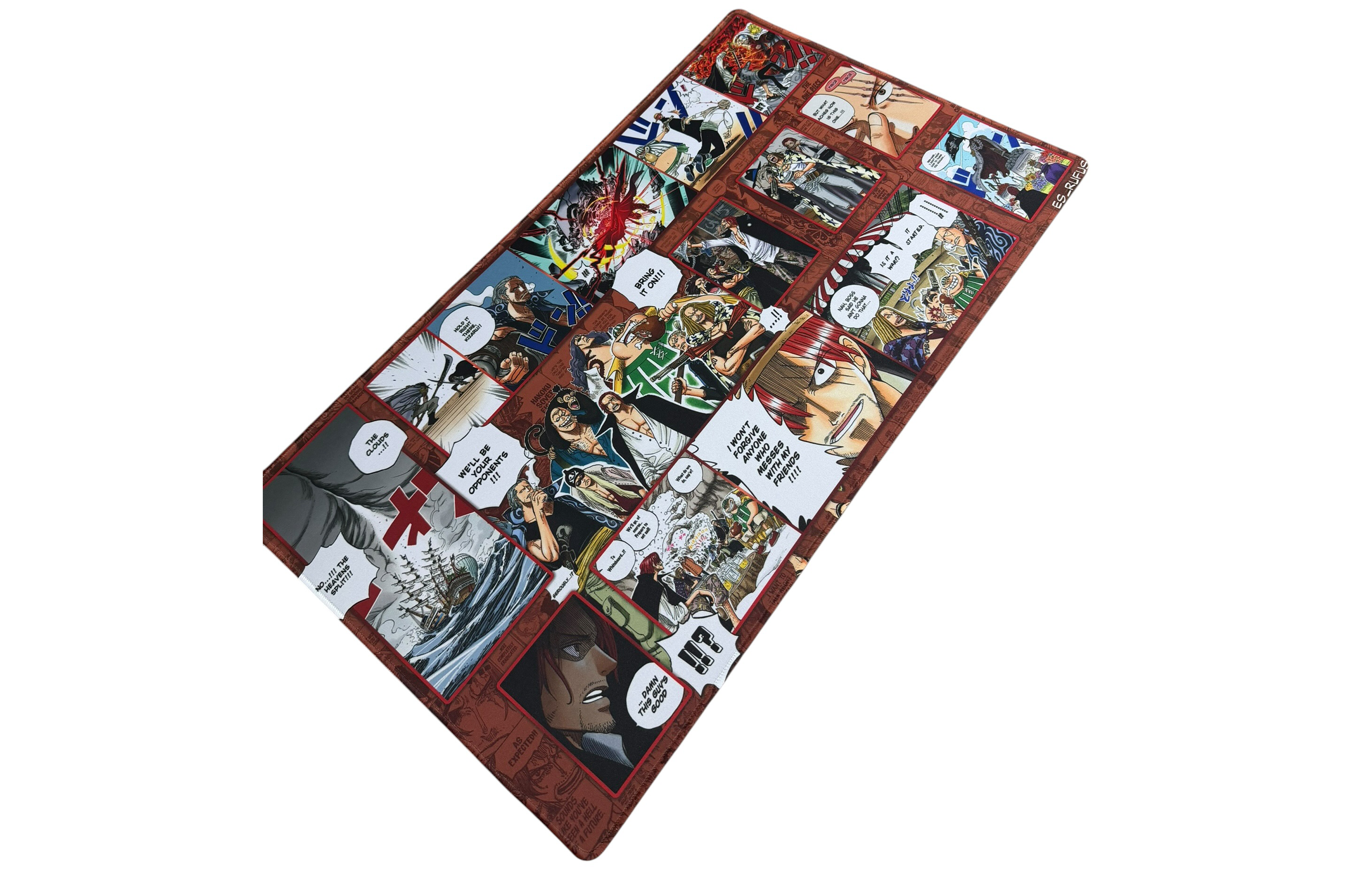 SHANKS ONE PIECE PLAYMAT SYNDICATE X RUFUS