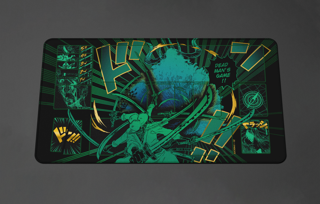 ZORO “Dead Man’s Game” ONE PIECE PLAYMAT by ZDESIGN