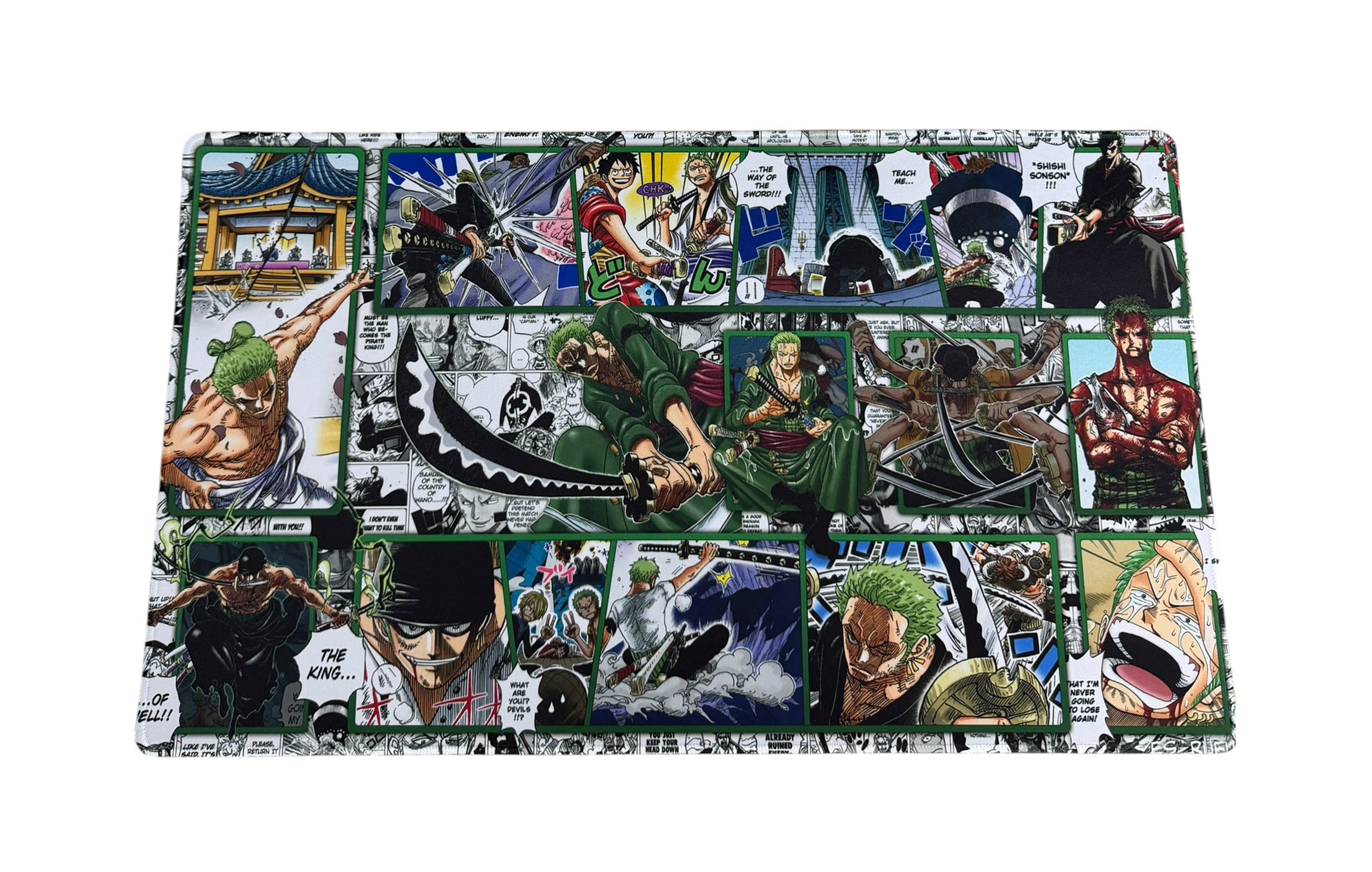 ZORO WHITE ONE PIECE PLAYMAT SYNDICATE X RUFUS